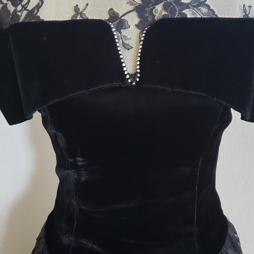 1980's Vintage Dress Scott Mcclintock - Picture 3 of 13